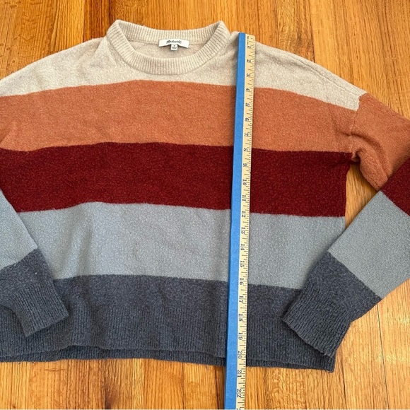 Madewell Crofton Striped Pullover Sweater in Coziest Yarn Size M mm (f6 - Picture 5 of 13